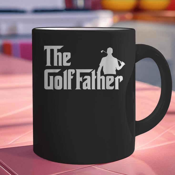 Golffather Father Dad Golfer Golfing Golf Club Putter Graphic Print Coffee Mug