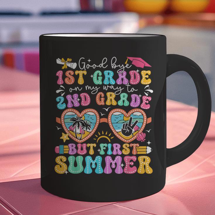 Goodbye 1st Grade Graduation To 2nd Grade But First Summer Graphic Print Coffee Mug