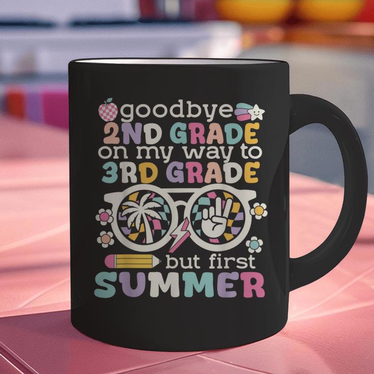 Goodbye 2nd Grade Graduation To 3rd Grade But First Summer Graphic Print Coffee Mug