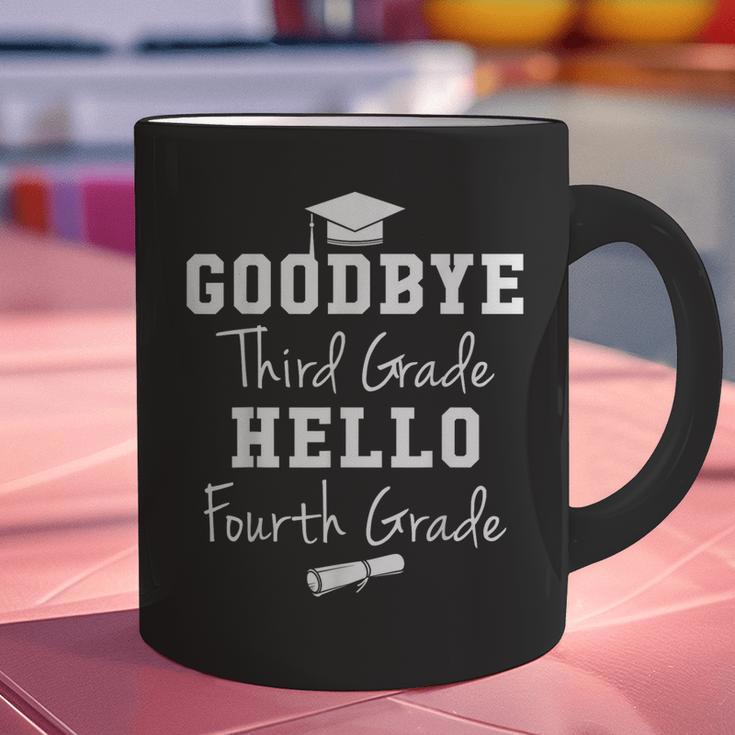 Goodbye 3rd Grade Hello 4th Grade Graduation Graphic Print Coffee Mug