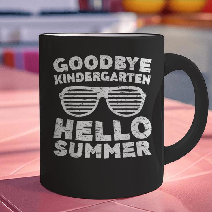 Goodbye Kindergarten Hello Summer Shirt Boy Girl Graduation Graphic Print Coffee Mug