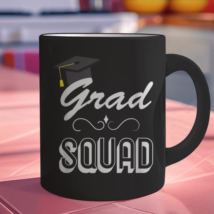 Grad Squad Cute Graduation Graphic Print Coffee Mug