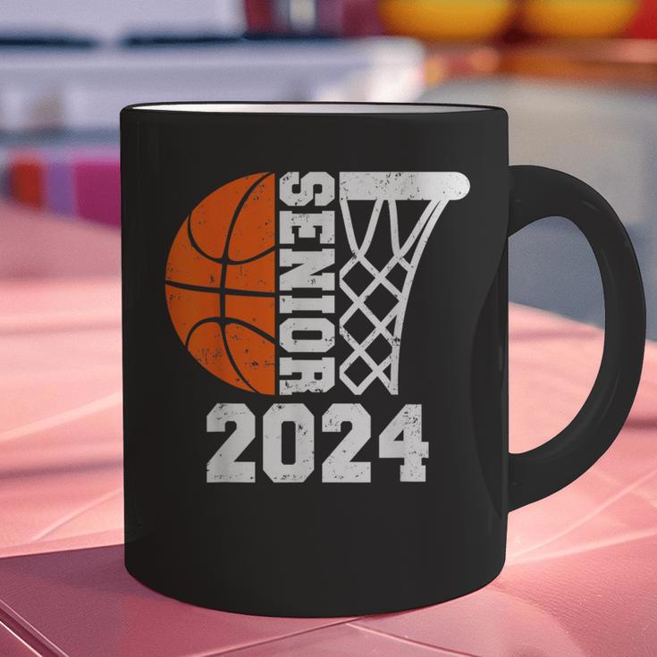 Graduate Senior Class Of 2024 Basketball Player Graduation Graphic Print Coffee Mug