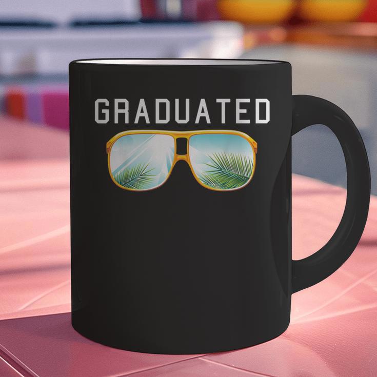 Graduated Graduation Tropical Sunglasses Graphic Print Coffee Mug