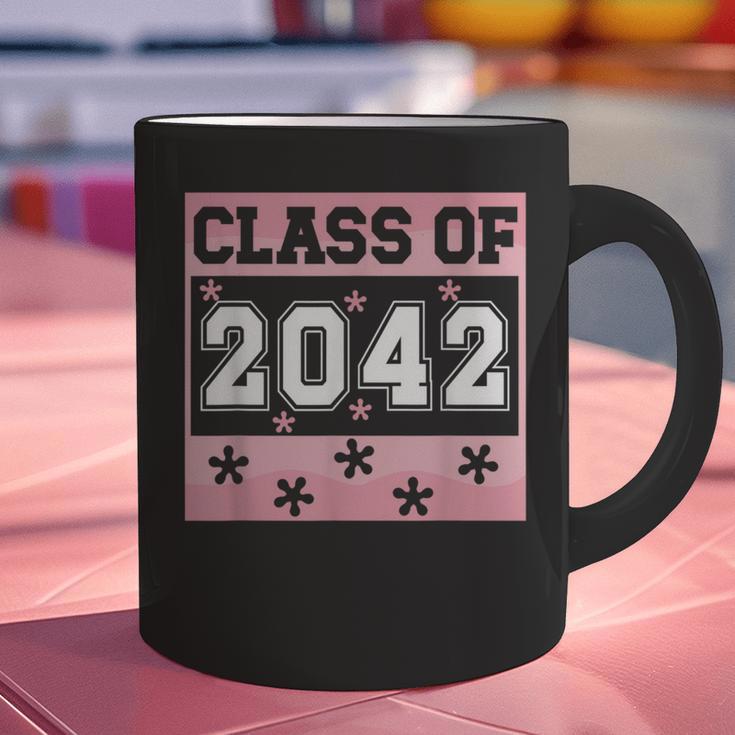 Graduating Class Of 2042 First Day Of School 2042 Graduation Graphic Print Coffee Mug