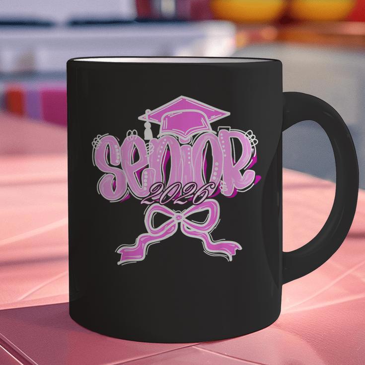Graduation 2026 Senior 2026 Class Of 2026 Coquette Pink Girl Graphic Print Coffee Mug