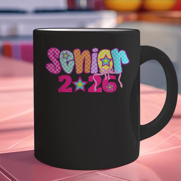 Graduation Class Of 2026 Senior Pink Coquette Bow 2026 Grade Graphic Print Coffee Mug