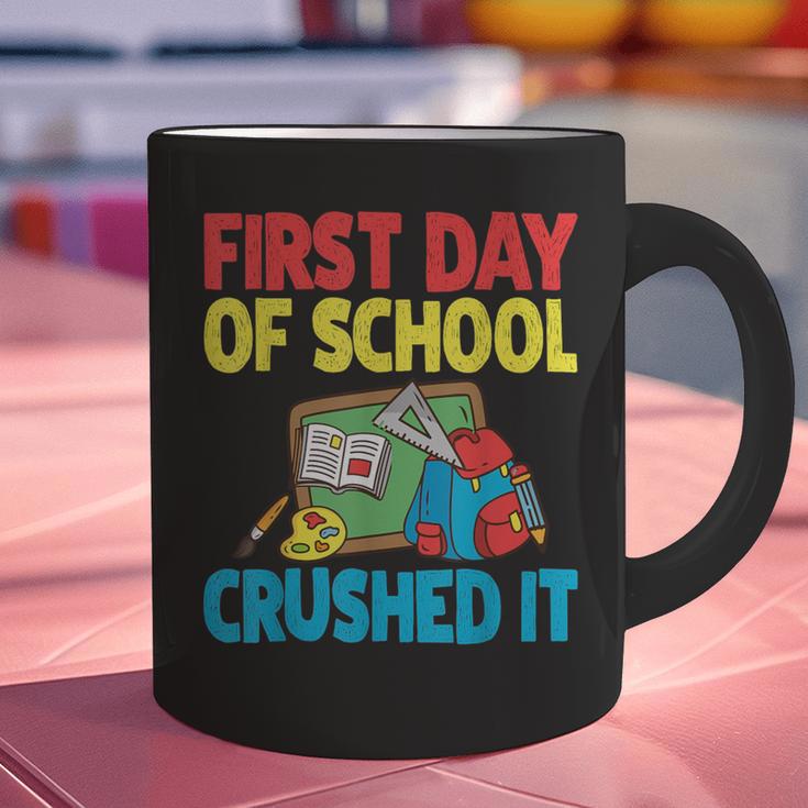 Graduation First Day Of School Crushed It Graphic Print Coffee Mug