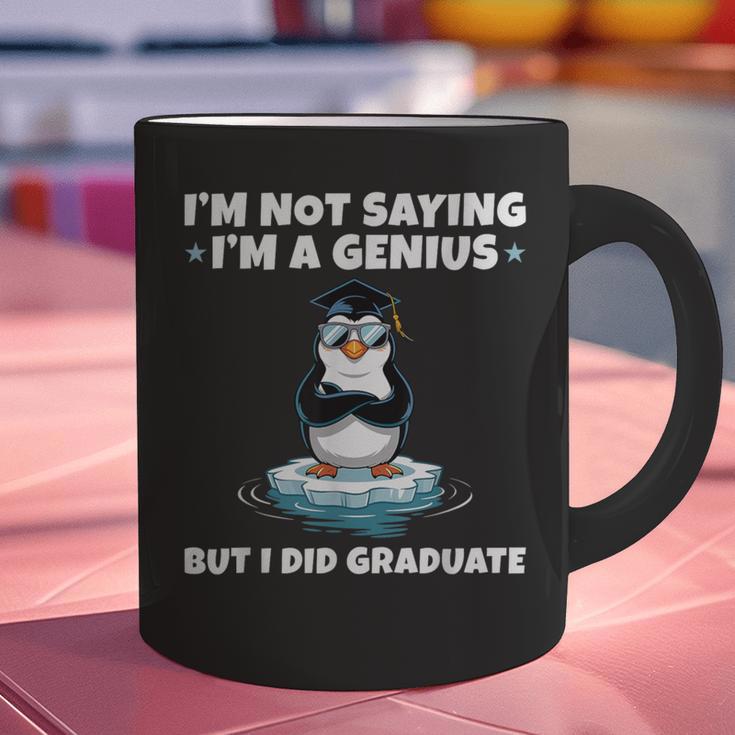 Graduation Not Saying I'm A Genius But I Did Graduate Graphic Print Coffee Mug