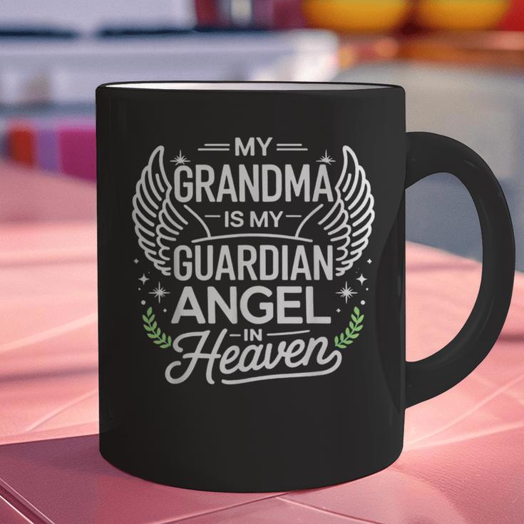 My Grandma Is My Guardian Angel In Heaven Memory Memorial Graphic Print Coffee Mug My Grandma Is My Guardian Angel In Heaven Memory Memorial Graphic Print Coffee Mug