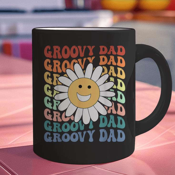 Groovy Dad Matching Outfit Fathers Day Family Retro Vintage Graphic Print Coffee Mug Groovy Dad Matching Outfit Fathers Day Family Retro Vintage Graphic Print Coffee Mug