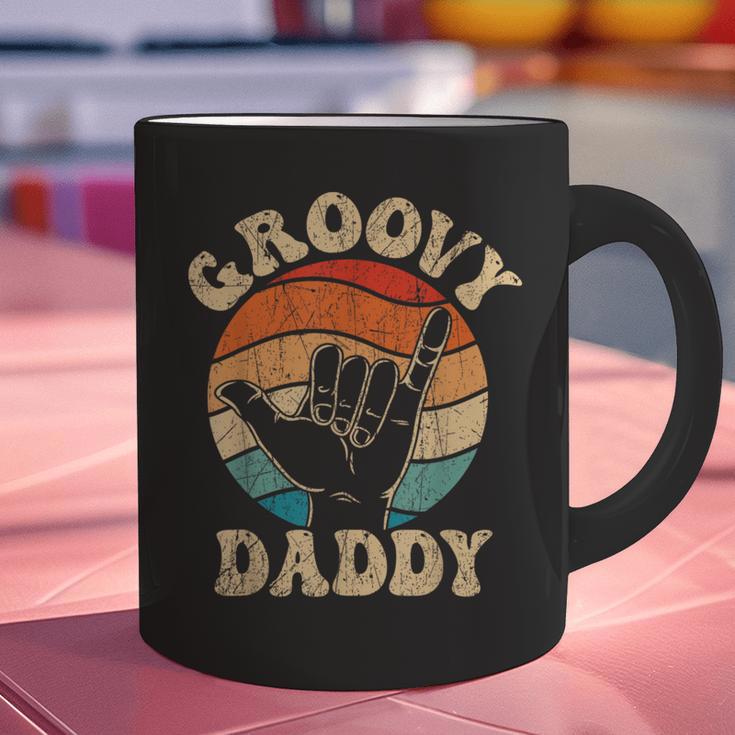 Groovy Daddy 70s Aesthetic Nostalgia 1970's Retro Groovy Dad Graphic Print Coffee Mug Groovy Daddy 70s Aesthetic Nostalgia 1970's Retro Groovy Dad Graphic Print Coffee Mug