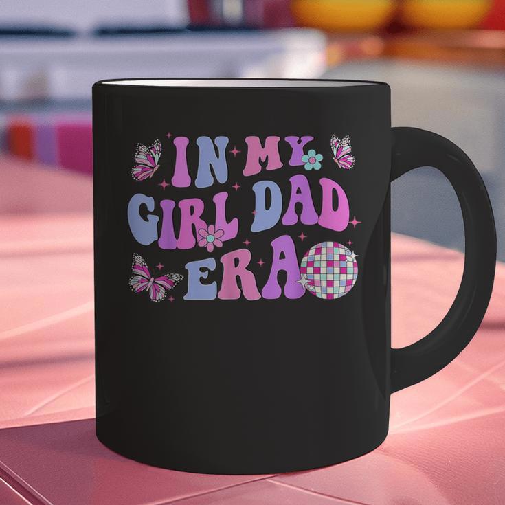 Groovy Retro In My Girl Dad Era Daddy Fathers Day Graphic Print Coffee Mug