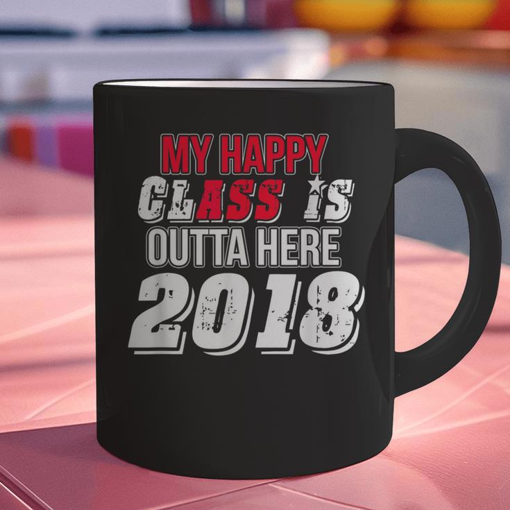 My Happy Class Is Outta Here 2018 Graduation Graphic Print Coffee Mug