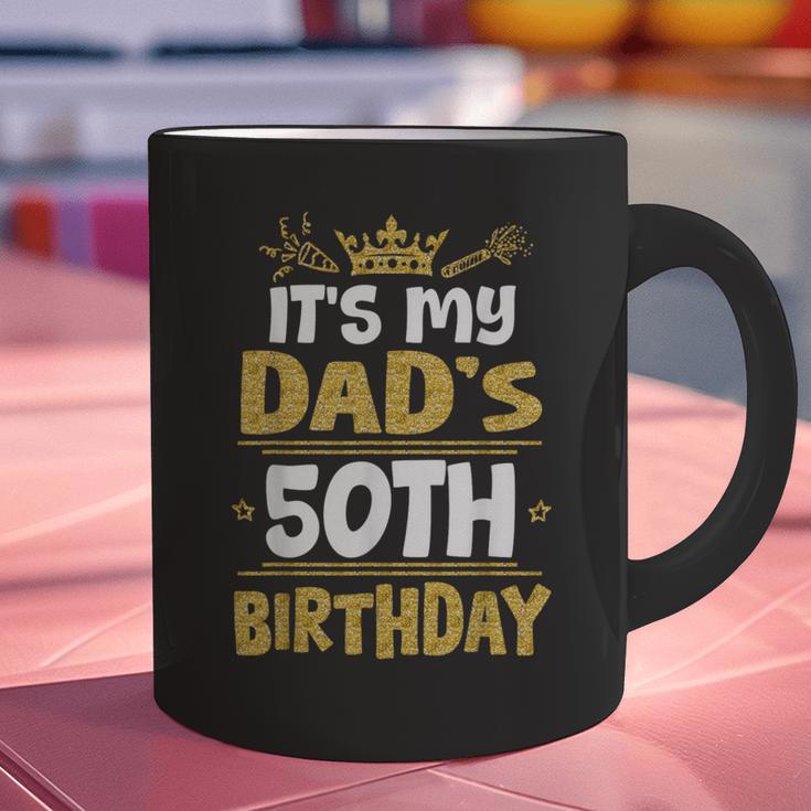 Happy It's My Dad's 50th Birthday 1975 50 Years Old Graphic Print Coffee Mug