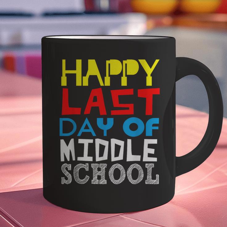 Happy Last Day Of Middle School Graduation Graphic Print Coffee Mug