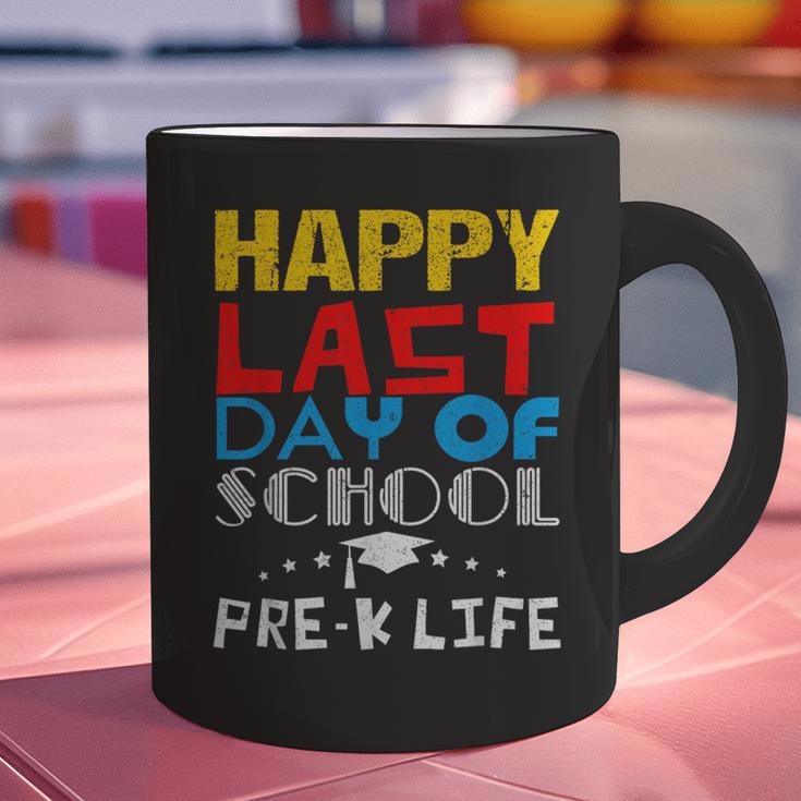 Happy Last Day Of School Pre-K Life Graduation T-Shirt Graphic Print Coffee Mug