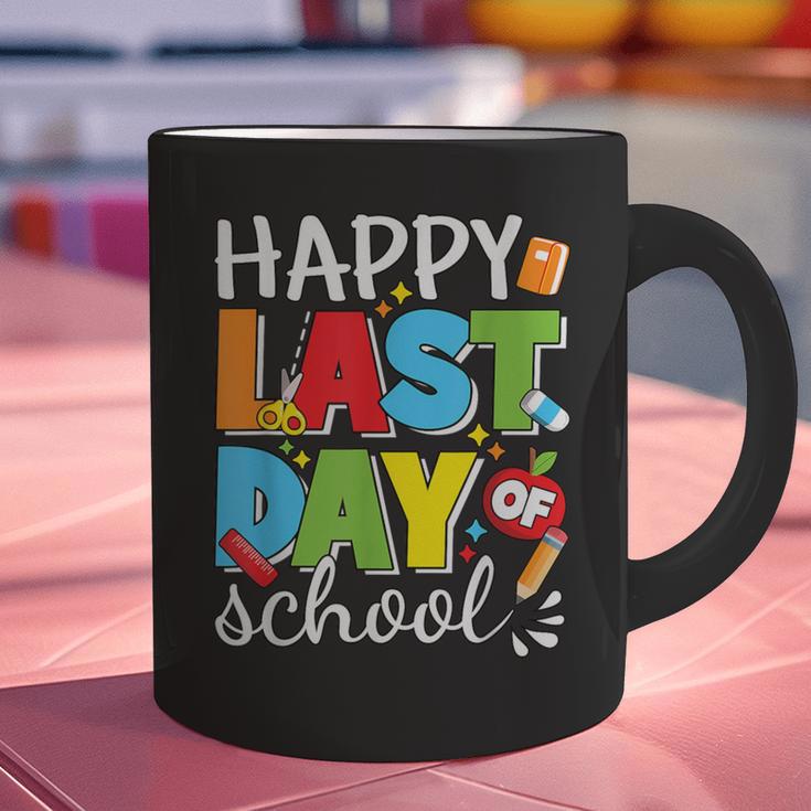 Happy Last Day Of School Teacher Student Graduation Graphic Print Coffee Mug