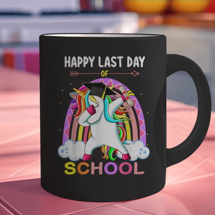 Happy Last Days Of School Graduation Class 2022 Unicorn Girl Graphic Print Coffee Mug