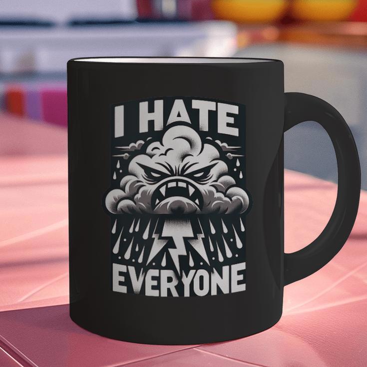 I Hate Everyone Introvert Anti-Social Dark Humor Graphic Print Coffee Mug I Hate Everyone Introvert Anti-Social Dark Humor Graphic Print Coffee Mug