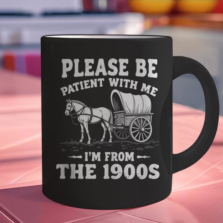 Heartwarming Wagon Please Be Patient I'm From The 1900s Graphic Print Coffee Mug Heartwarming Wagon Please Be Patient I'm From The 1900s Graphic Print Coffee Mug