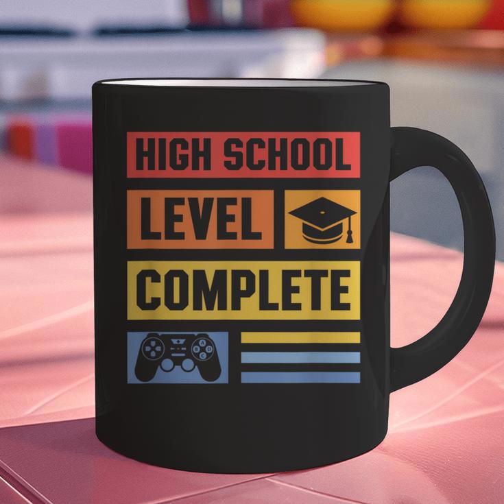High School Level Complete Class Of 2024 Senior Graduation Graphic Print Coffee Mug