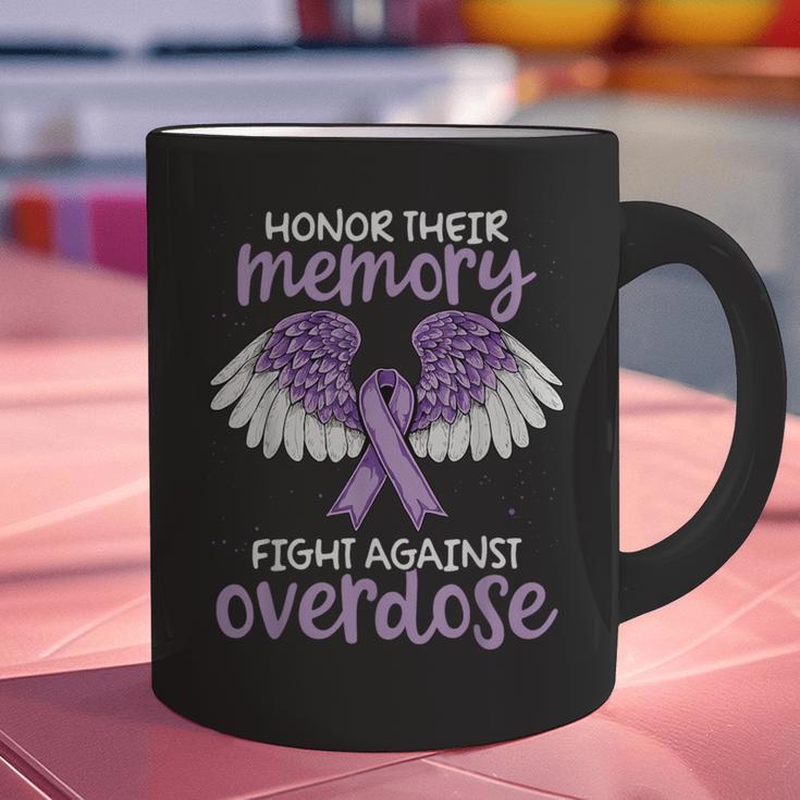 Honor Their Memory Overdose Awareness Support Graphic Print Coffee Mug Honor Their Memory Overdose Awareness Support Graphic Print Coffee Mug