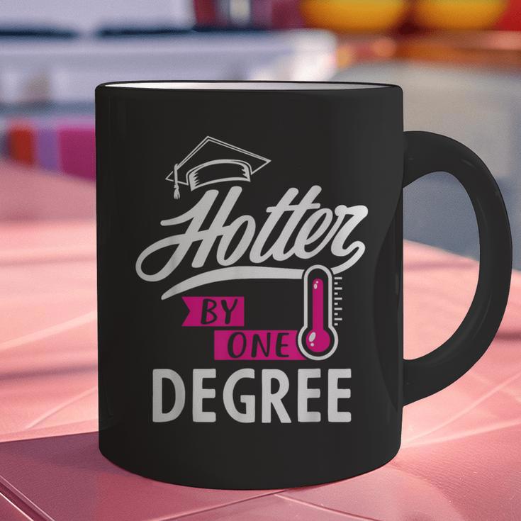 Hotter By One Degree Graduation Graphic Print Coffee Mug