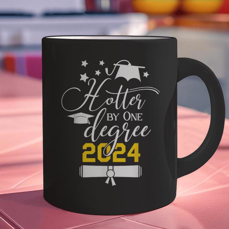 Hotter By One Degree Senior 2024 Class Of 2024 Graduation Graphic Print Coffee Mug
