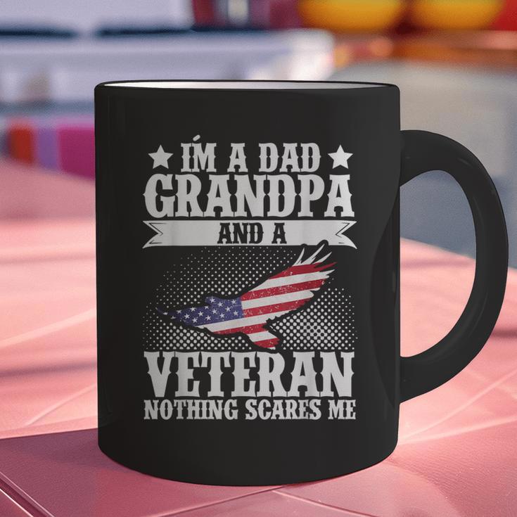 I'm A Dad Grandpa And A Veteran US Flag Veterans Day Graphic Print Coffee Mug I'm A Dad Grandpa And A Veteran US Flag Veterans Day Graphic Print Coffee Mug