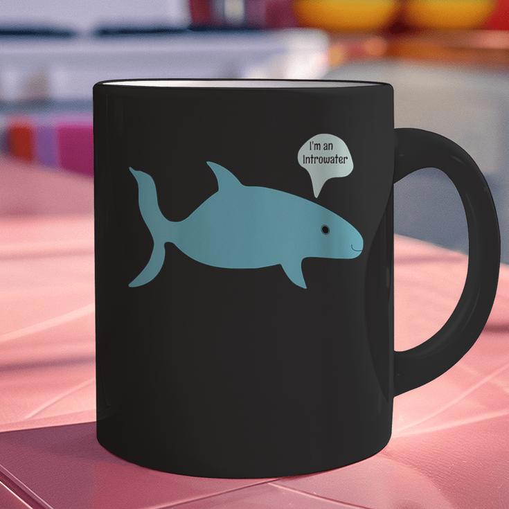 I'm An Introwater Cute Whale I'm An Introvert Graphic Print Coffee Mug