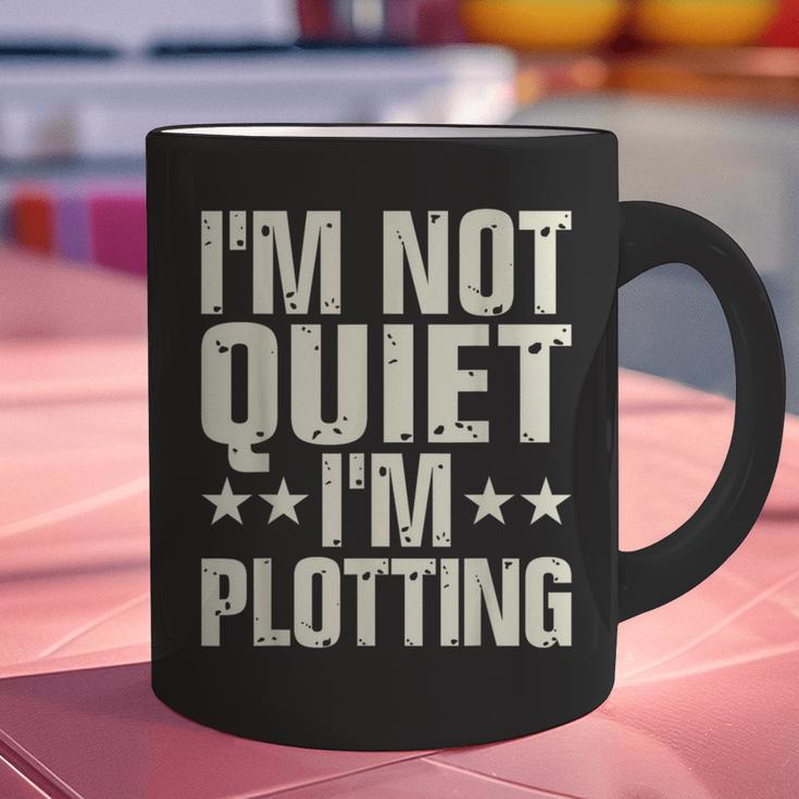 I'm Not Quiet I'm Plotting I Introvert Graphic Print Coffee Mug I'm Not Quiet I'm Plotting I Introvert Graphic Print Coffee Mug
