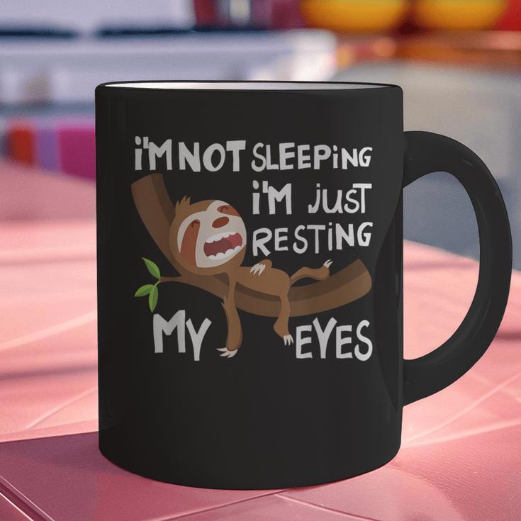 I'm Not Sleeping I'm Just Resting My Eyes Father's Day Dad Graphic Print Coffee Mug