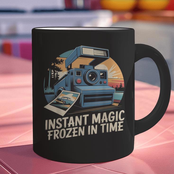 Instant Magic Frozen In Time Retro Camera Nostalgia Graphic Print Coffee Mug Instant Magic Frozen In Time Retro Camera Nostalgia Graphic Print Coffee Mug