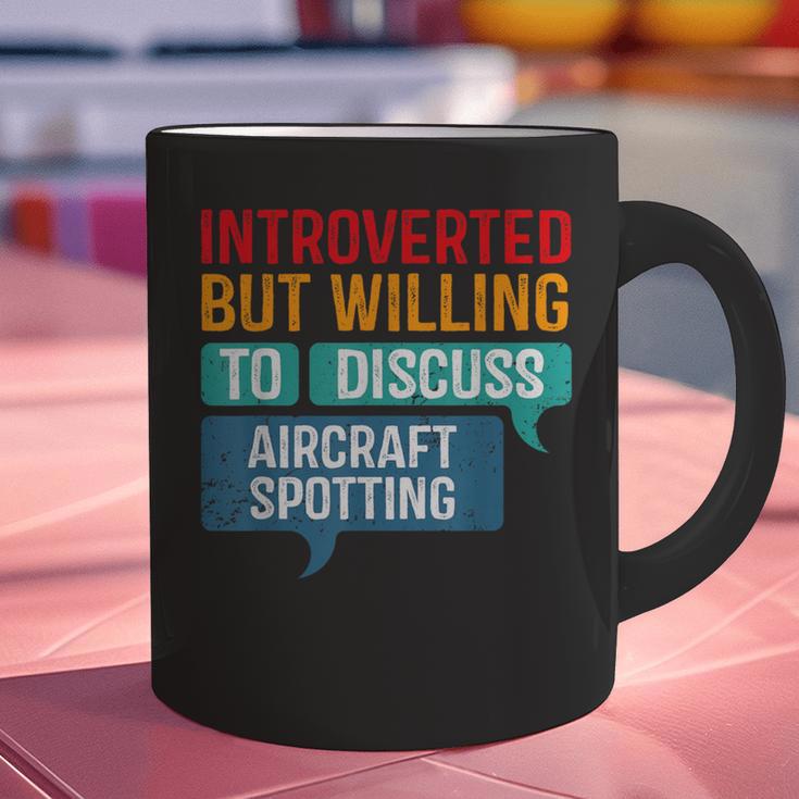 Introvert Aircraft Spotting Lovers Men & Women Graphic Print Coffee Mug