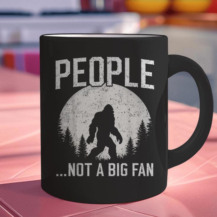 Introvert Bigfoot People Not A Big Fan Dad Joke Graphic Print Coffee Mug Introvert Bigfoot People Not A Big Fan Dad Joke Graphic Print Coffee Mug