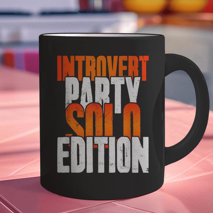 Introvert Party Solo Edition Sarcastic People Hater Graphic Print Coffee Mug Introvert Party Solo Edition Sarcastic People Hater Graphic Print Coffee Mug