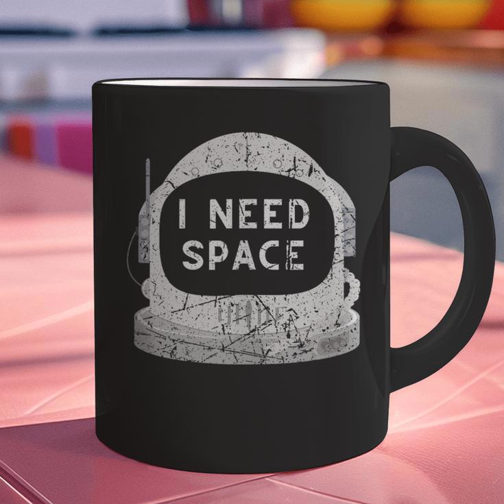 Introvert Space Helmet I Need Space Men Women Graphic Print Coffee Mug