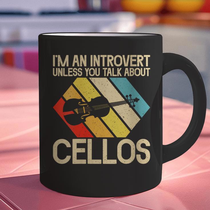 Im An Introvert Unless You Talk About Cellos Graphic Print Coffee Mug Im An Introvert Unless You Talk About Cellos Graphic Print Coffee Mug