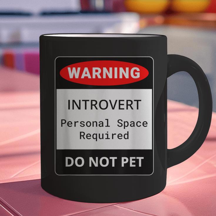 Introvert Warning Danger Do Not Pet Disturb Anti-Social Graphic Print Coffee Mug Introvert Warning Danger Do Not Pet Disturb Anti-Social Graphic Print Coffee Mug
