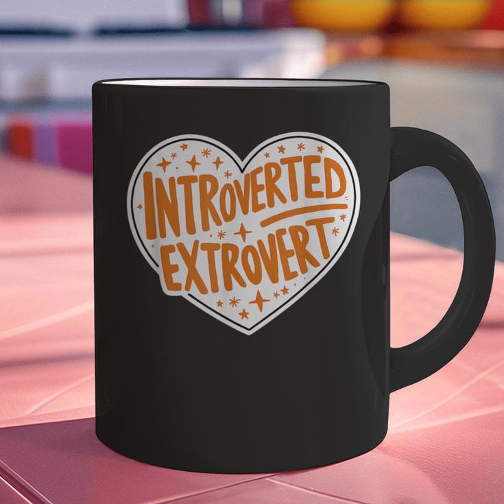 Introverted Extrovert People Hater Calm Peace Lover Graphic Print Coffee Mug Introverted Extrovert People Hater Calm Peace Lover Graphic Print Coffee Mug