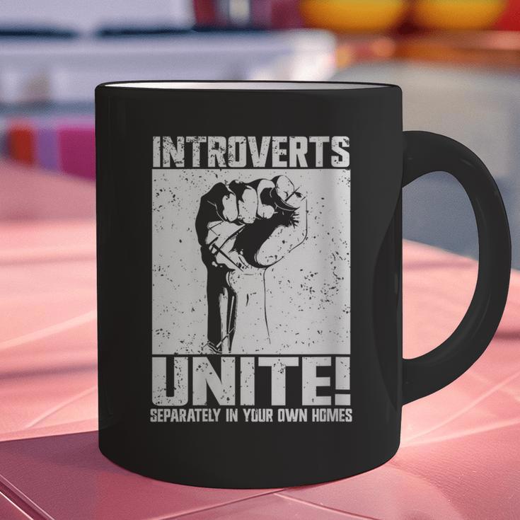 Introverts Unite Separately In Your Own Homes Introvert Graphic Print Coffee Mug Introverts Unite Separately In Your Own Homes Introvert Graphic Print Coffee Mug