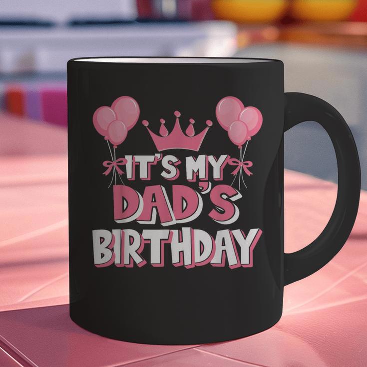 It's My Dad's Birthday Celebration Small Graphic Print Coffee Mug