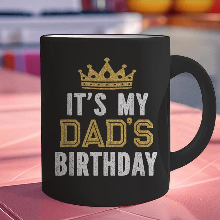 It's My Dad's Birthday Party Family Matching Small Graphic Print Coffee Mug