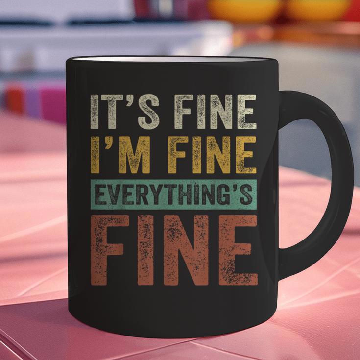 It's Fine I'm Fine Everything Is Fine Meme Introvert Sarcasm Graphic Print Coffee Mug It's Fine I'm Fine Everything Is Fine Meme Introvert Sarcasm Graphic Print Coffee Mug