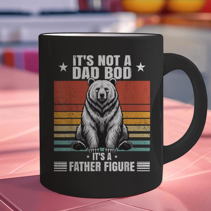 It's Not A Dad Bod It's Father Figure Bear Vintage Graphic Print Coffee Mug