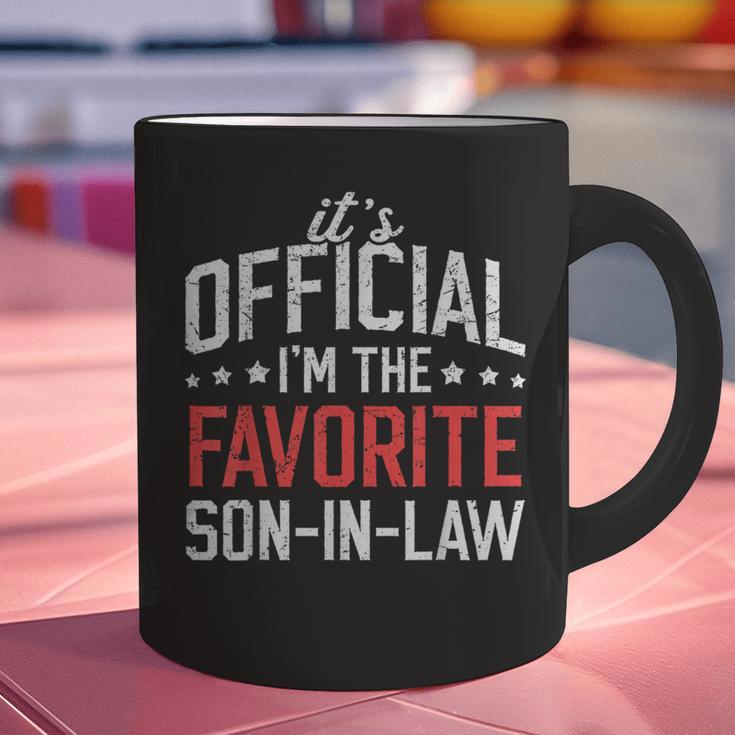 It's Official I'm The Favorite Son-In-Law Dad Father Graphic Print Coffee Mug It's Official I'm The Favorite Son-In-Law Dad Father Graphic Print Coffee Mug
