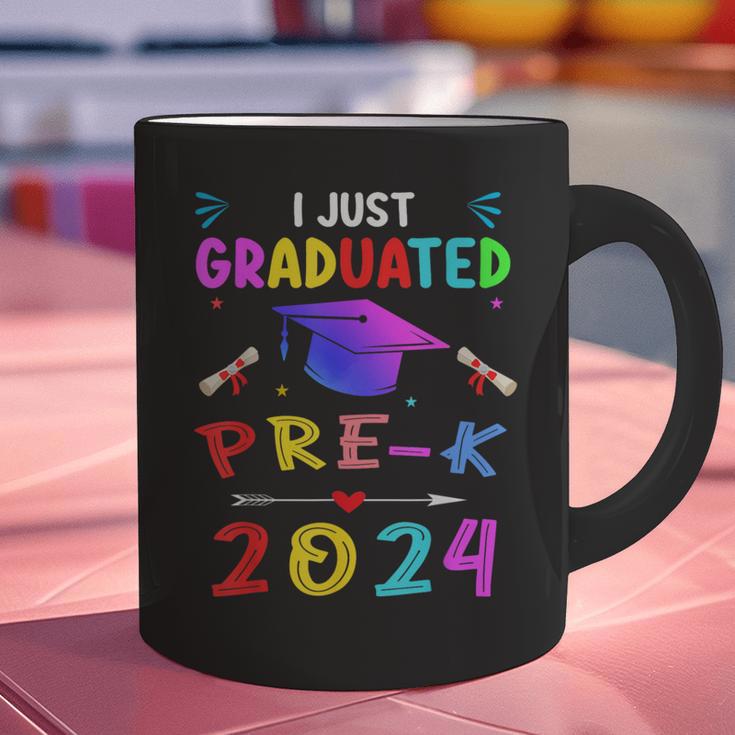 I Just Graduated Pre k Graduation 2024 Pre-Kindergarten Graphic Print Coffee Mug