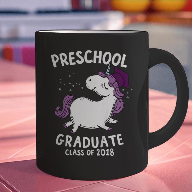Kids Class Of 2018 Unicorn Preschool Graduation For Girls Graphic Print Coffee Mug