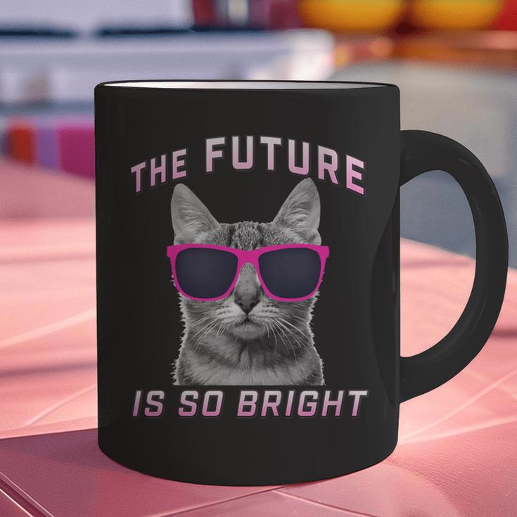 Kids Cool Future Is Bright Kids Graduation Or Birthday Graphic Print Coffee Mug